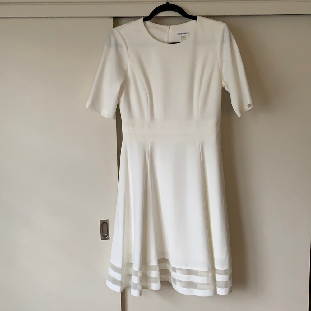 Calvin Klein White Dress